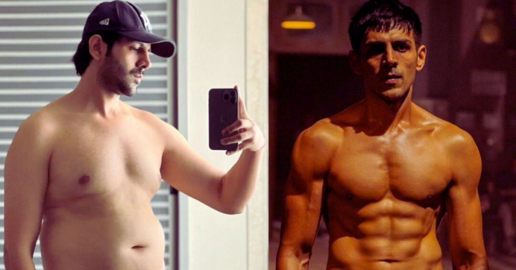 Kartik Aaryan's Fitness Transformation